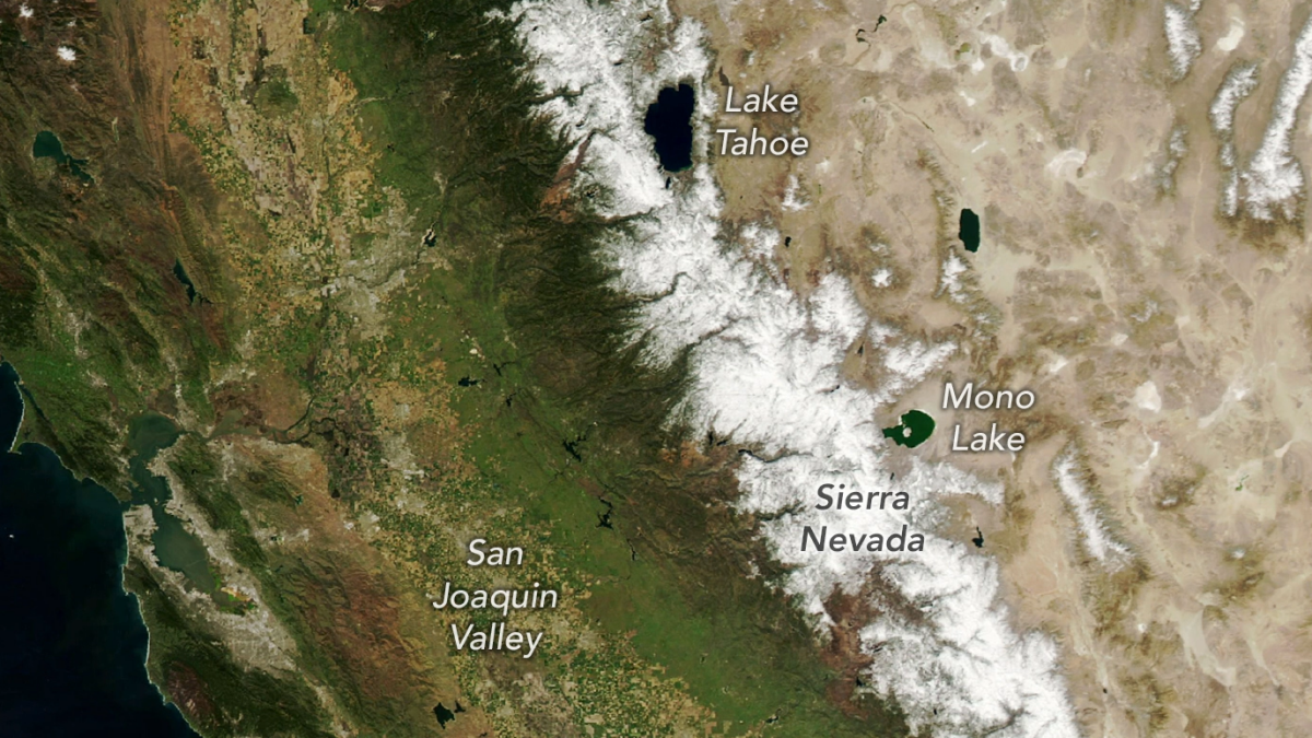 Space - Space photos show intense drying of California mountains - Fintech Zoom