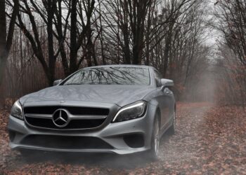 Silver Mercedes