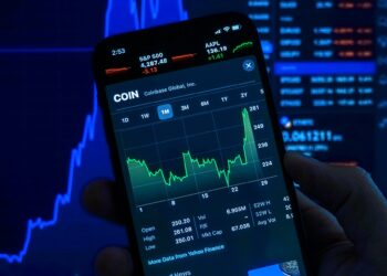 Stocks chart on Mobile