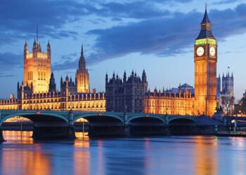 united kingdom, london at night