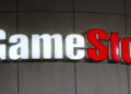 GameStop sign is pictured in Pasadena, California