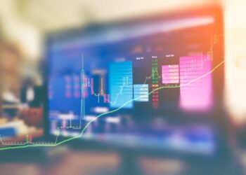 Trading Chart on Computer