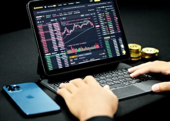 Trading on Laptop