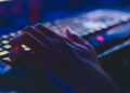 Hand on Keyboard