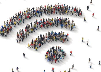 People organized as wifi symbol - 10.0.0.1 Piso WiFi Pause | FintechZoom