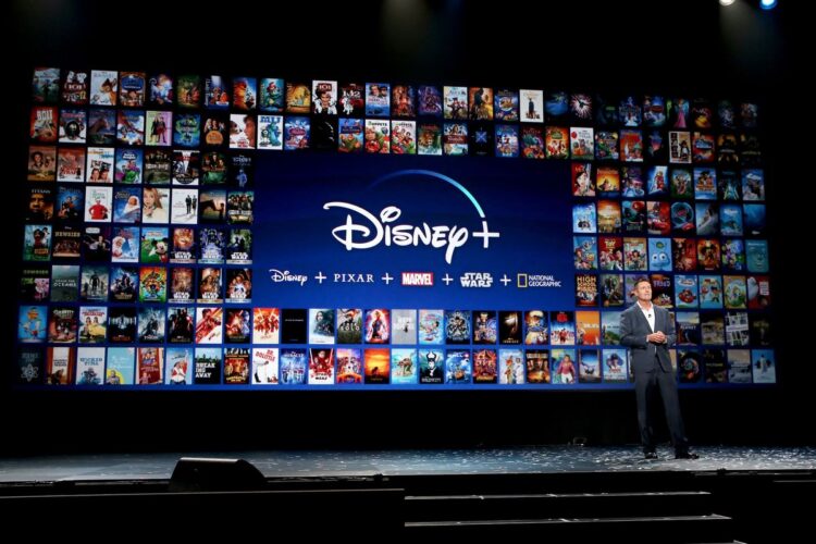 Screen with several movies in Disney Plus | FintechZoom