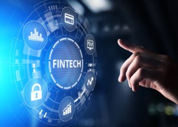 Person with hand over a digital fintech image | FintechZoom