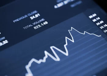 Blue and white stock chart | FintechZoom
