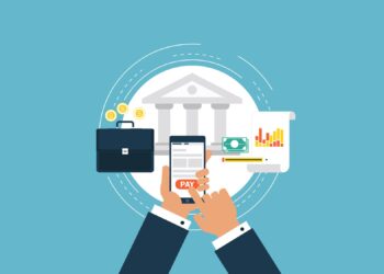 Person using mobile to make payments illustration | FintechZoom