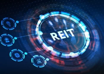 Digital illustration with REIT word | FintechZoom