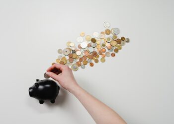 Person Putting Coin in a Piggy Bank | FintechZoom