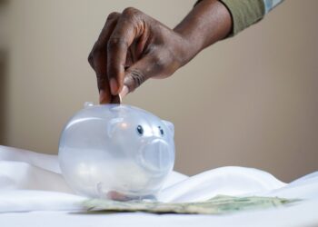 Person Putting Coin in a Piggy Bank | FintechZoom