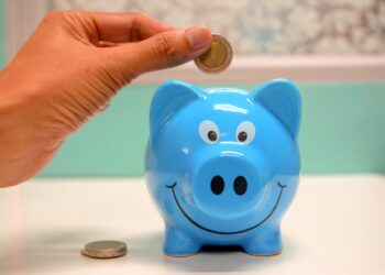 Person Putting Coin in a Piggy Bank | FintechZoom