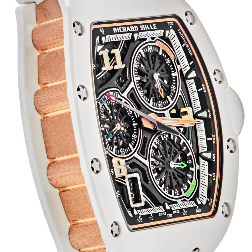 Richard Mille Lifestyle In-House Chronograph White Ceramic RM72-01 | FintechZoom