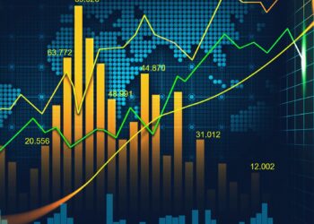 A digital illustration showing multiple data charts, including bar graphs and line charts against a world map background, emphasizes the benefits of diversifying investments. Various numerical values like 69,928, 31,012, and 12,002 are displayed prominently to support why it's so important to avoid buying single stocks. | FintechZoom