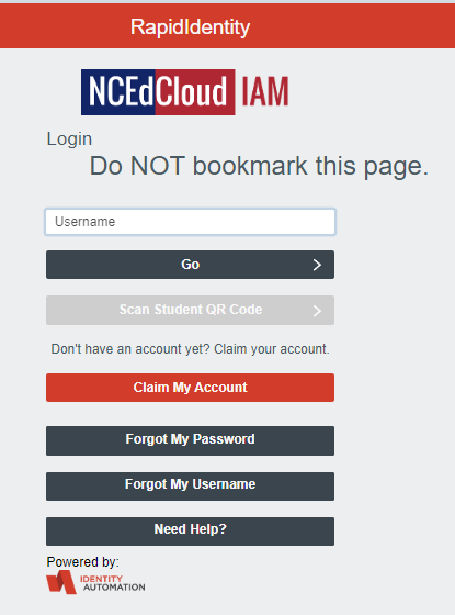 Click "Claim My Account" - NCEdCloud Account | FintechZoom