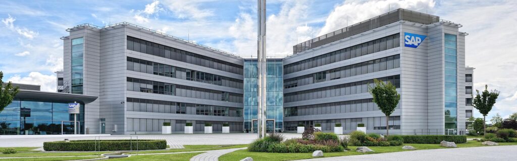 SAP: a multinational enterprise headquartered in Walldorf, Germany