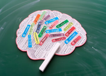 A chalk drawing of a brain on a green chalkboard, filled with colorful rectangular labels featuring various doodles, encourages you to "Know Your IQ," with a white piece of chalk lying across it. | FintechZoom